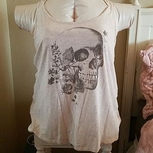 Torrid sz 3 Skull Racer Back Lace Tank